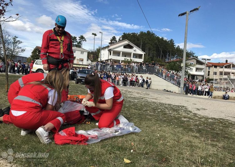 U Širokom Brijegu održana pokazna vježba struktura civilne zaštite