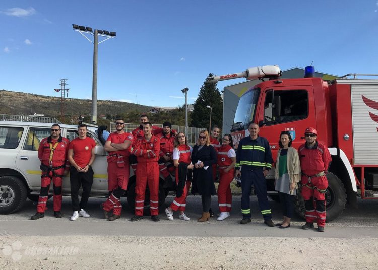U Širokom Brijegu održana pokazna vježba struktura civilne zaštite