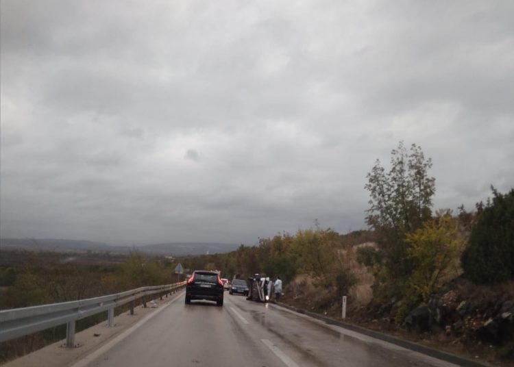 Prometna nesreća na magistralnoj cesti Široki Brijeg – Mostar