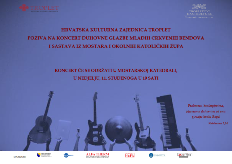 Mostar: Koncert duhovne glazbe