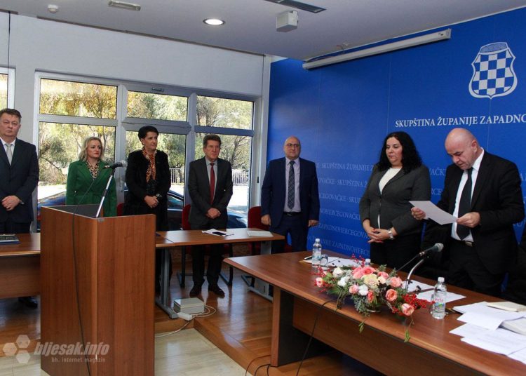 Konstituiran novi saziv Skupštine ŽZH, Ivan Jelčić predsjednik