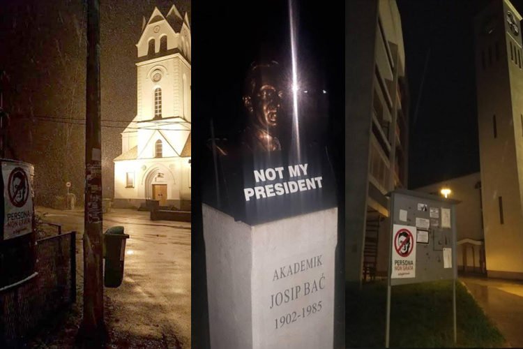 BiH obasuta plakatima protiv Željka Komšića