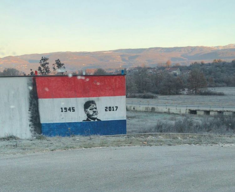 Široki Brijeg: U Turčinovićima postavljen mural posvećen generalu Praljku