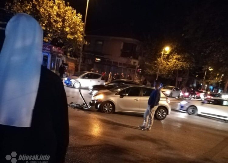 Kaos kod ”Spajalice” u Mostaru: Dva sudara, dvoje ozlijeđenih
