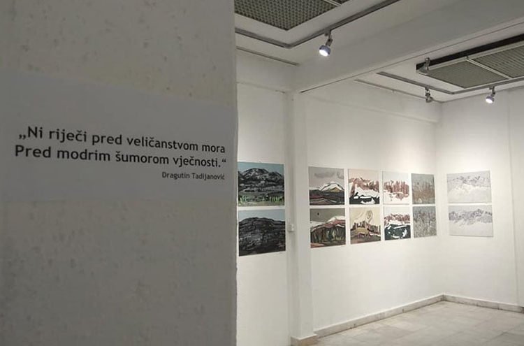 Širokobriježani izložbom “Kada riječi utihnu” gostovali u Sarajevu