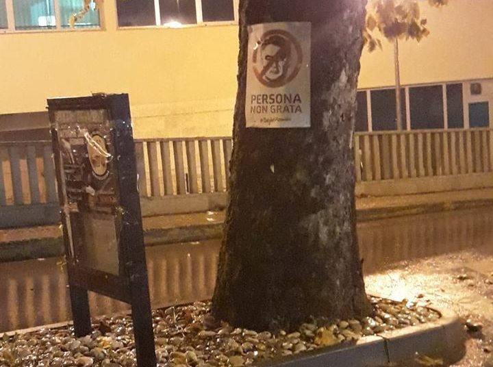 Široki Brijeg oblijepljen plakatima protiv Željka Komšića