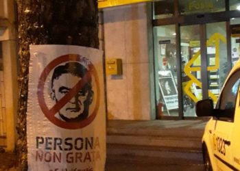 Široki Brijeg oblijepljen plakatima protiv Željka Komšića