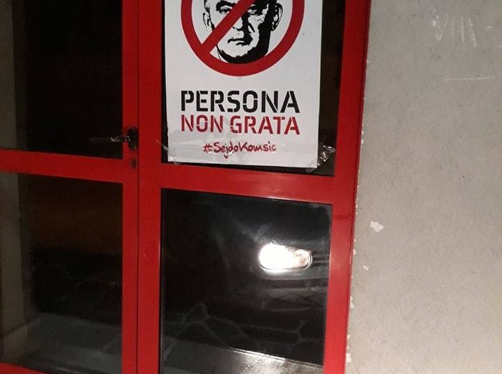 Široki Brijeg oblijepljen plakatima protiv Željka Komšića