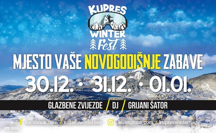 Kupres: Veliki glazbeni festival za novogodišnje praznike