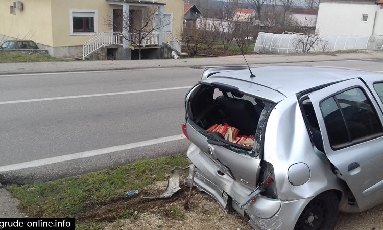 Grude: U prometnoj nesreći ozlijeđena jedna osoba