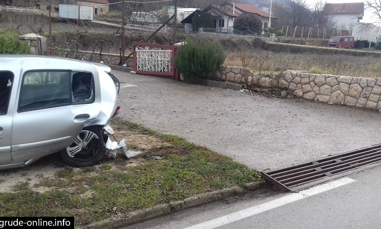 Grude: U prometnoj nesreći ozlijeđena jedna osoba