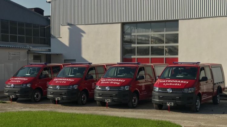 Četiri nova vatrogasna vozila u Županiji Zapadnohercegovačkoj