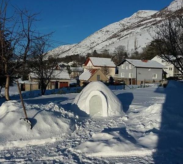 Zimske radosti: Napravljen iglu za “omoljske eskime”