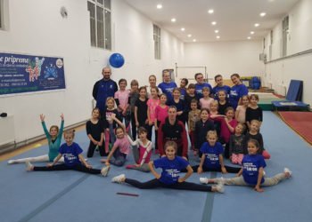 Hrvatski cheerleading klub Široki na mini pripremama u Zenici