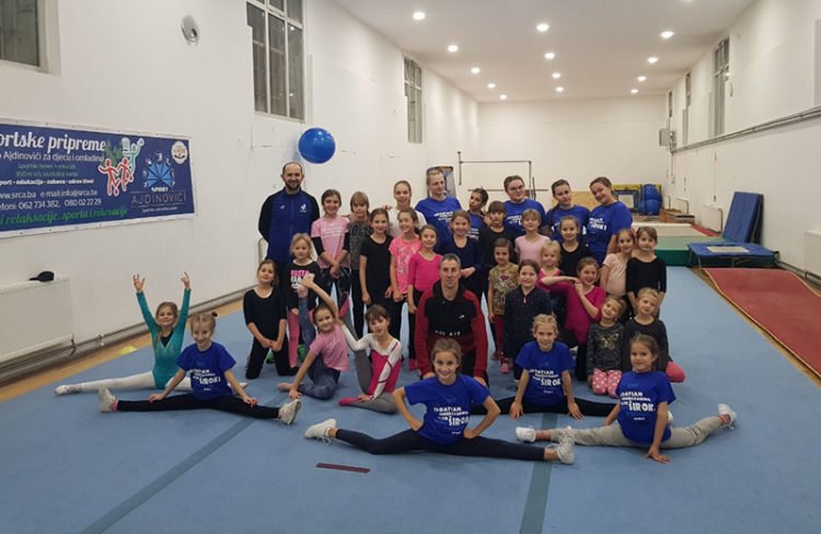 Hrvatski cheerleading klub Široki na mini pripremama u Zenici