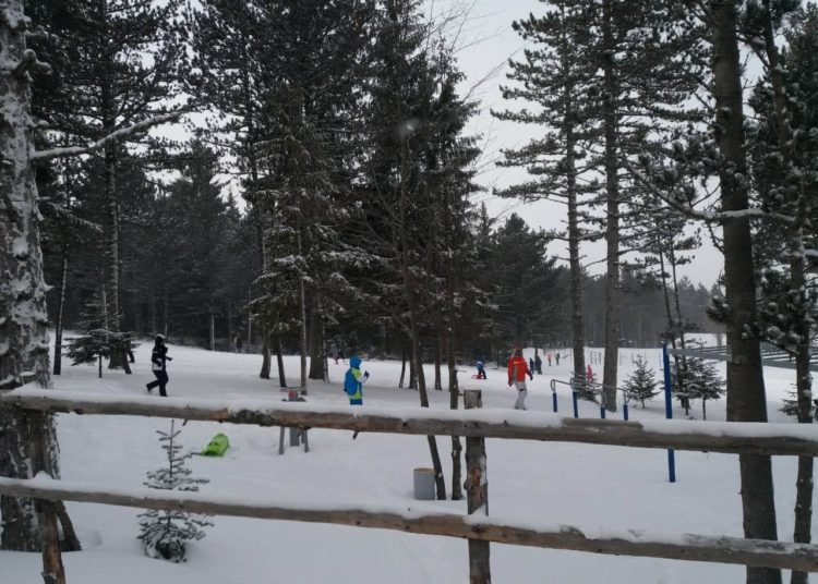 Idila na Blidinju: Unatoč buri i minusima mnoštvo posjetitelja uživa na snijegu