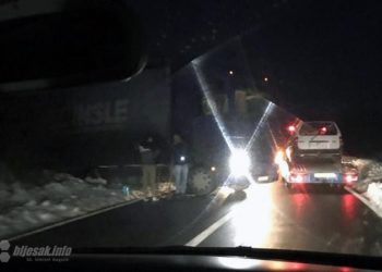 Kamion blokirao promet između Širokog Brijega i Posušja