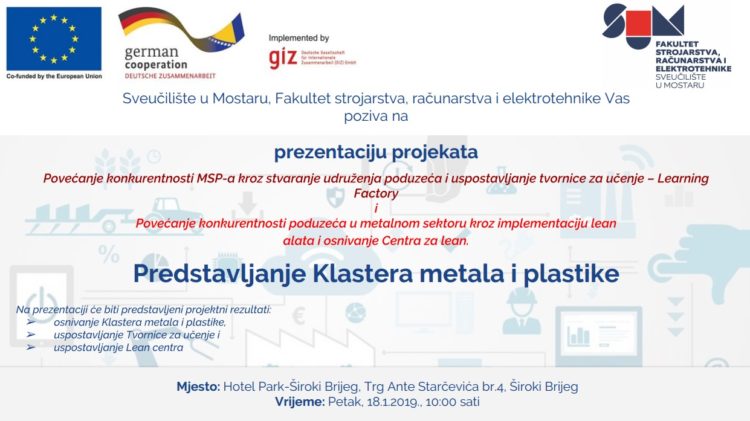 Široki Brijeg: Prezentacija projekata FSRE Sveučilišta u Mostaru