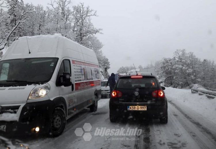 Blokiran promet između Širokog Brijega i Posušja