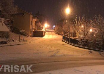 U Širokom Brijegu pao prvi snijeg u 2019. godini