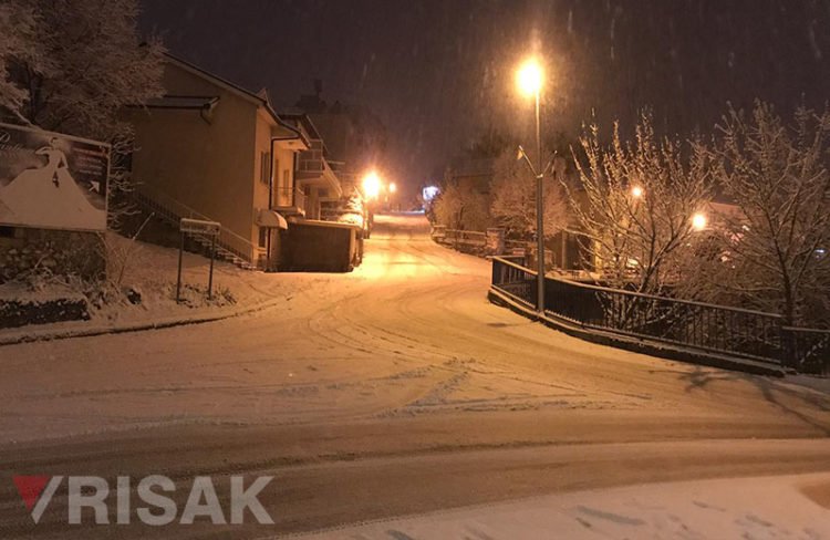 U Širokom Brijegu pao prvi snijeg u 2019. godini