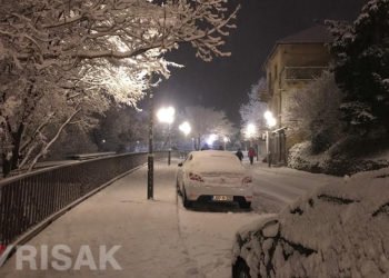 U Širokom Brijegu pao prvi snijeg u 2019. godini