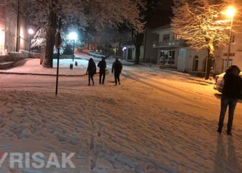 U Širokom Brijegu pao prvi snijeg u 2019. godini