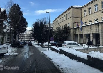 Široki Brijeg se probudio na -10 stupnjeva Celzijevih