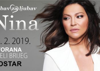 „Ljubav za ljubav“: koncert Nine Badrić večeras u Mostaru