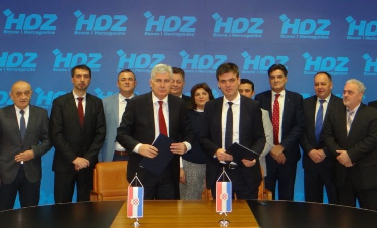HDZ 1990: Sporazum s HDZ BiH postignut zbog jednakopravnosti Hrvata