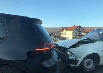 Široki Brijeg: Sudar Golfa 2 i Golfa 7 na Trnu