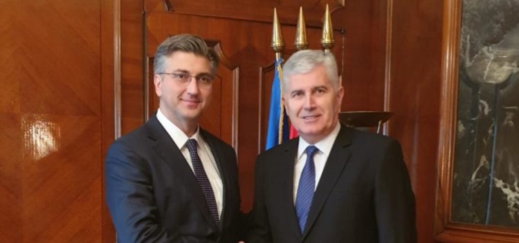 Plenković i Čović o suradnji i budućim aktivnostima