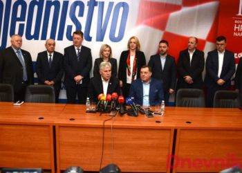 Čović i Dodik u Mostaru: Srpska i hrvatska reprezentacija su spremne, čeka se na Bošnjake