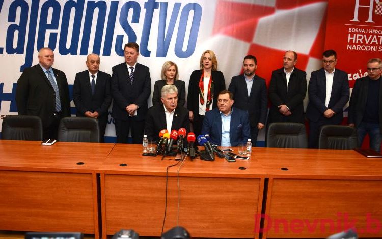 Čović i Dodik u Mostaru: Srpska i hrvatska reprezentacija su spremne, čeka se na Bošnjake