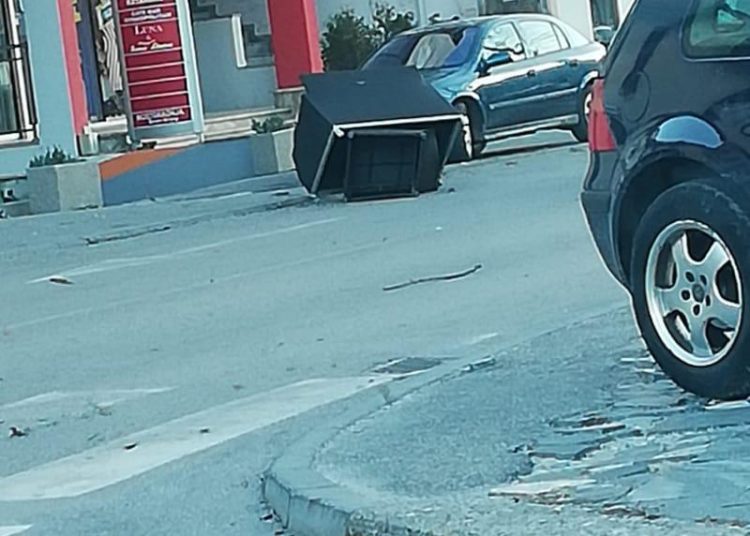 FOTO: Široki Brijeg trpi veliku štetu zbog orkanske bure