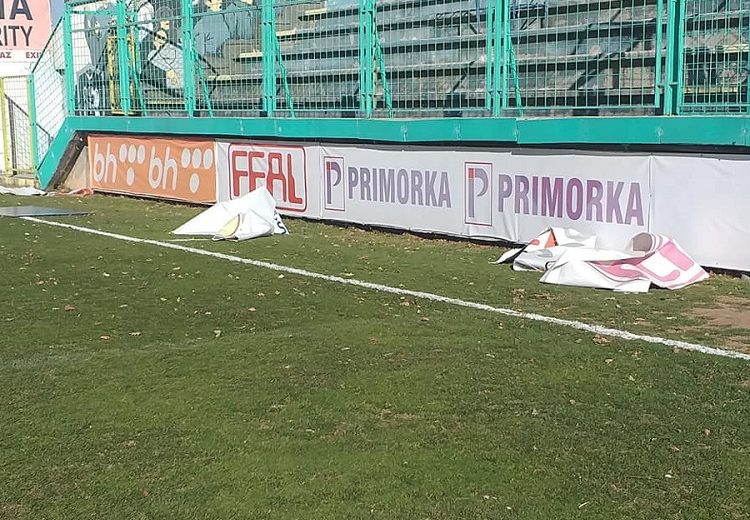 Široki Brijeg: Bura napravila štetu i na stadionu Pecara