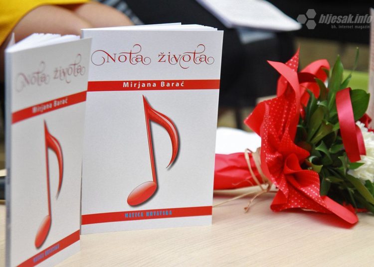 Široki Brijeg: Predstavljena zbirka pjesama ”Nota života” autorice Mirjane Barać