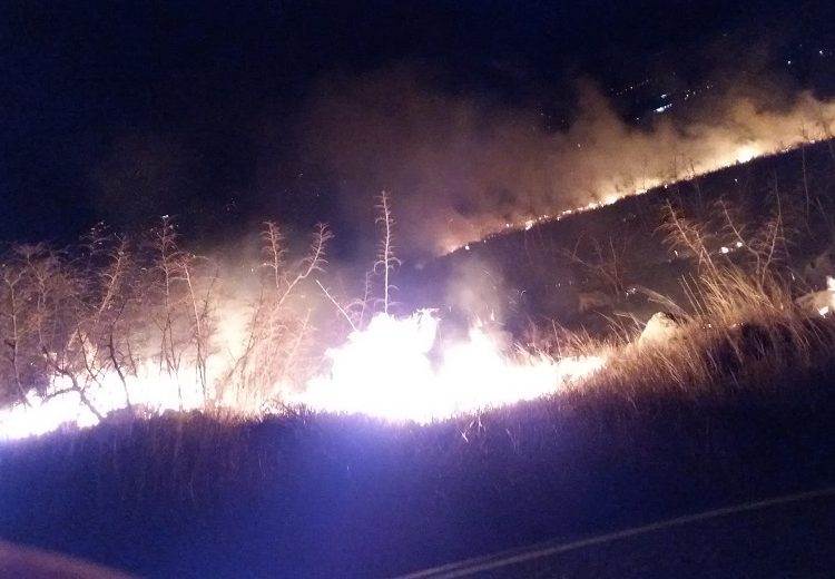 Široki Brijeg: Vatrogasci se bore s velikim požarom u Grabovoj Dragi