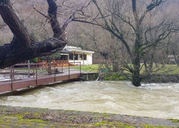 FOTO: Velika količina kiše podignula vodostaj rijeke Lištice