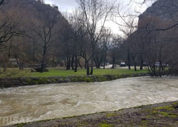 FOTO: Velika količina kiše podignula vodostaj rijeke Lištice