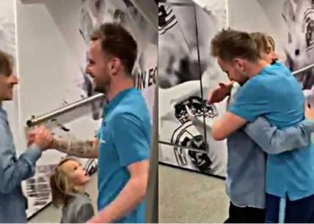 Na terenu rivali, izvan veliki prijatelji: Evo kako je Modrić čestitao Rakitiću