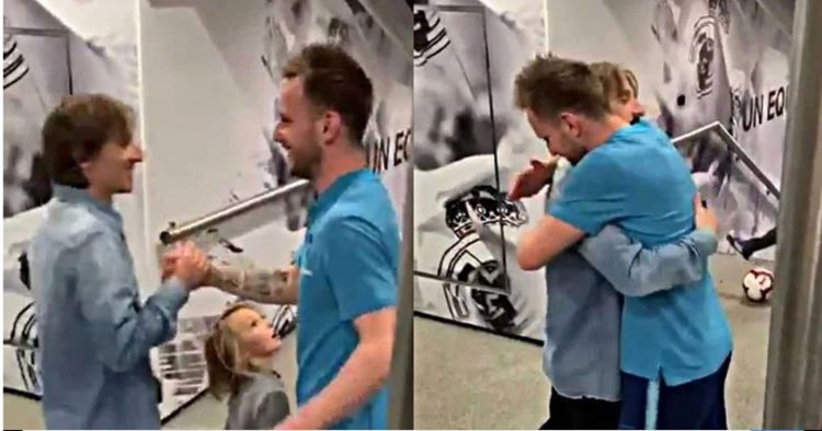 Na terenu rivali, izvan veliki prijatelji: Evo kako je Modrić čestitao Rakitiću