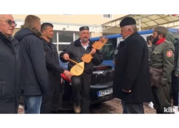 Četnici se postrojili u Višegradu!