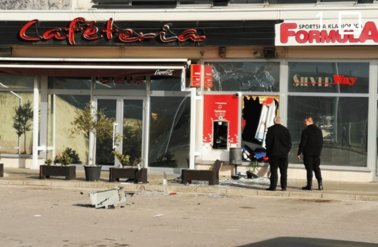 Raznesen još jedan bankomat u Mostaru