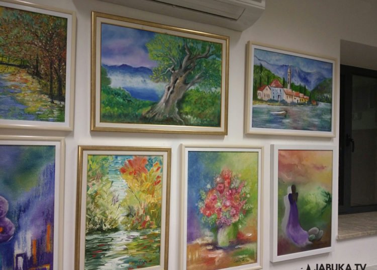 Otvorena izložba slika Ivana Hercega i Anđelke Hrkać