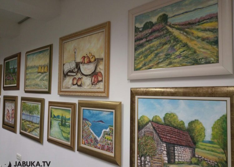 Otvorena izložba slika Ivana Hercega i Anđelke Hrkać