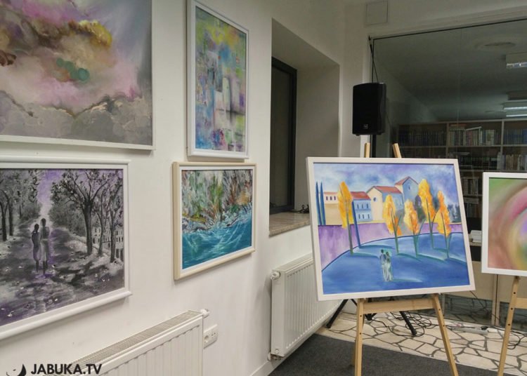 Otvorena izložba slika Ivana Hercega i Anđelke Hrkać