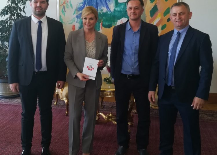 Susret izaslanstva UHAKUD-a u BiH s institucijama kulture u RH i predsjednicom Grabar-Kitarović