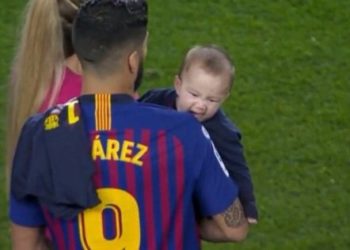 Kakav otac takav i sin: Fotografija Suarezova sina oduševila navijače