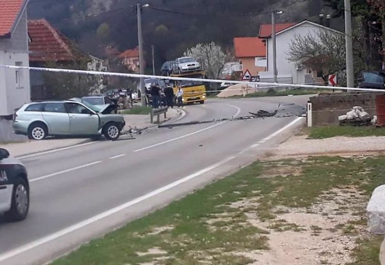 Grude: U prometnoj nesreći jedna osoba smrtno stradala